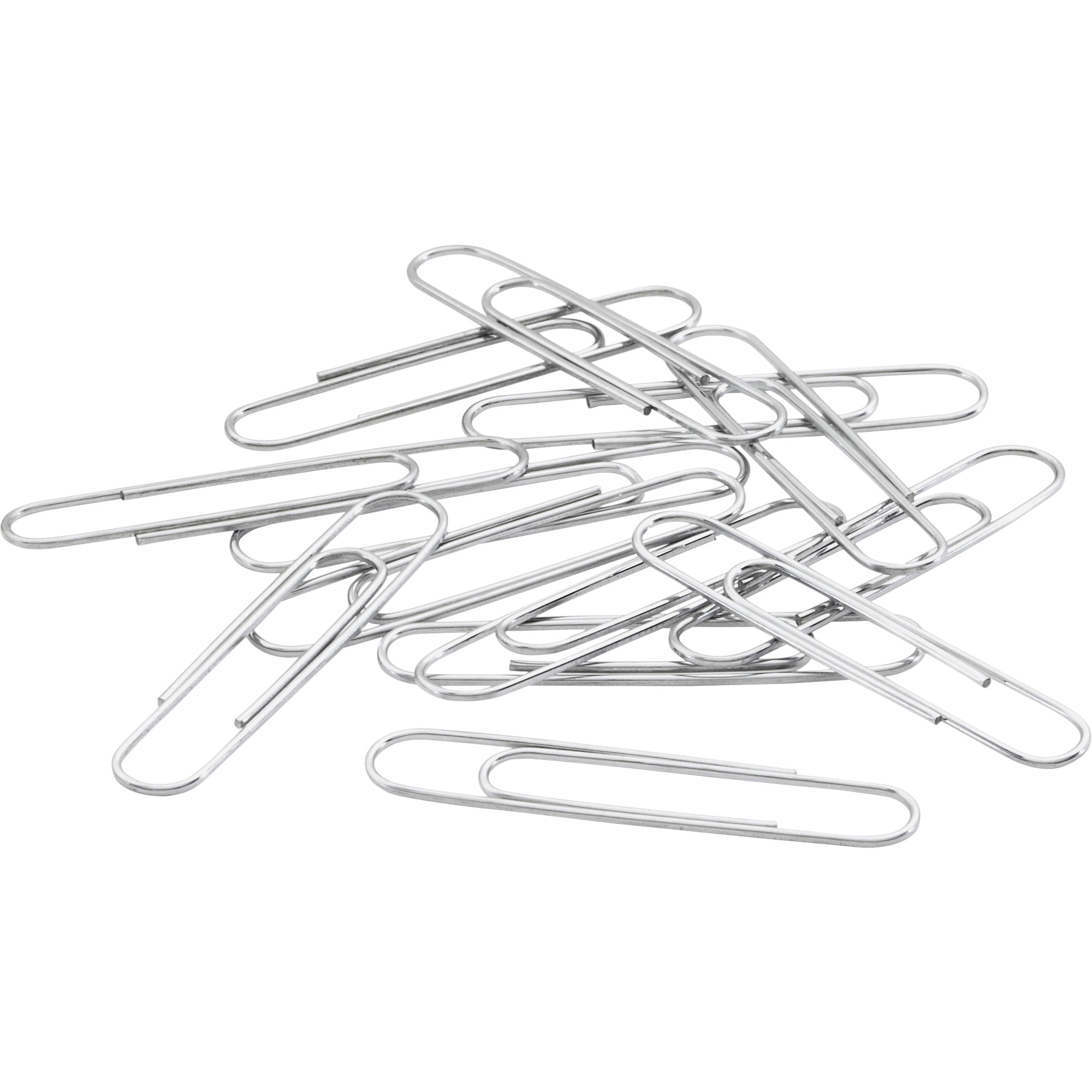 ACCO Smooth Finish Premium Paper Clips, Wire, Jumbo, Silver, 100 Clips Per Box, 10 Boxes Per Pack