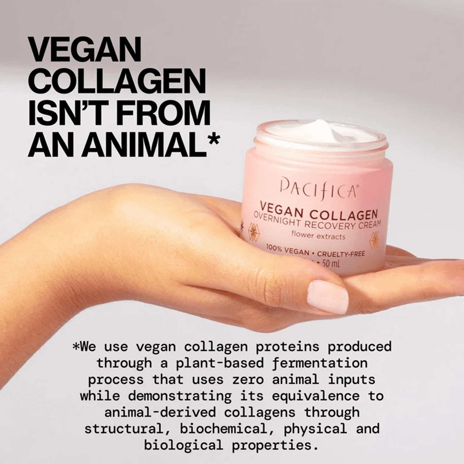 Pacifica - Crème de nuit réparatrice au collagène végétalien - 50 ml