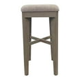 thumbnail image 2 of Home Square 30.5" Modern Wood Backless Barstool in Gray - Set of 2, 2 of 6