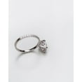 thumbnail image 6 of Solitaire Brilliance 1ct Marquise Moissanite Solitaire Engagement Ring for Women 18k White Gold Ring Size 4.5, 6 of 8
