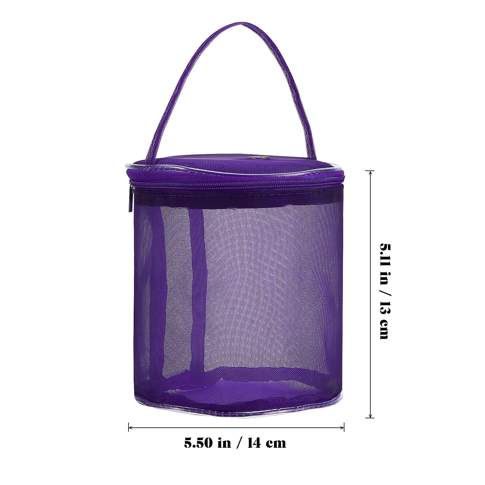 SWETRACE yarn project bag Knitting Basket Nylon Purple 2 Pcs