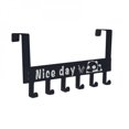 thumbnail image 1 of POINTERTECK Creative Behind The Door 6 Links Carbon steel Hooks For Clothes Hat Storage, 1 of 6