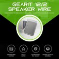 thumbnail image 3 of GearIT 12/2 2-Conductor 12AWG In Wall Speaker Wire Audio Cable OFC, White 100 ft, 3 of 7