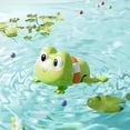 thumbnail image 3 of Children Bath Toys for Babies Swimming and Water Play Toys Wind Up Floating Boat Green Pink, 3 of 6