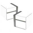 thumbnail image 2 of Casabianca Furniture CRISTALLINO High Gloss White Lacquer  Nightstand / End Table by Casabianca Home-Color:High Gloss White Lacquer,Size:Size, 2 of 2