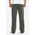 thumbnail image 2 of Knocker Men's Heavyweight Open Bottom Fleece Lounge Sweatpants with Side Pockets, 2 of 4