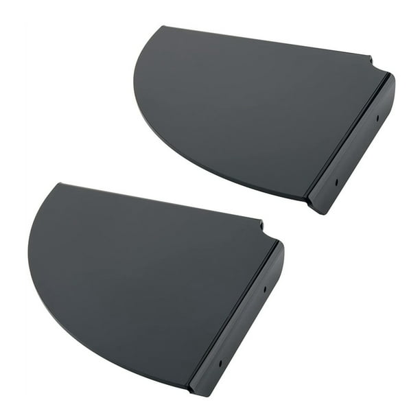 Symkmb 2 Pcs Acrylic Wall Mount Floating Corner Shelves Quarter Shower