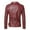 1 Red, variant on Mens Jackets Smart Casual Leather Jacket Brando Style Faux Leather Jacket Long Sleeve Zipper Outwear Retro Motorcycle Jackets with Pockets Turndown Collar Slim Fit Pu Coat