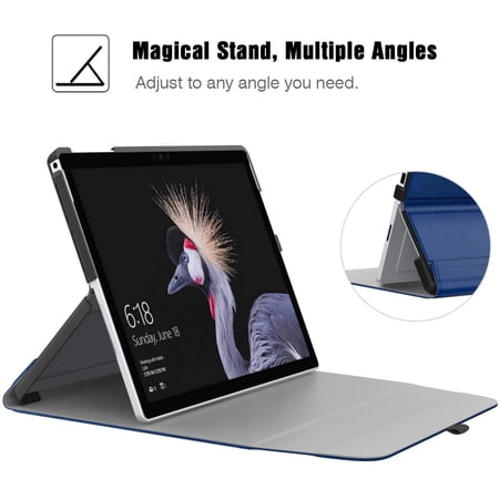 Moko Case Fit Microsoft Surface Pro 7 Pro 6 Ultra Lightweight Portfolio Business Cover With Pen Holder For Surface Pro Walmart Canada