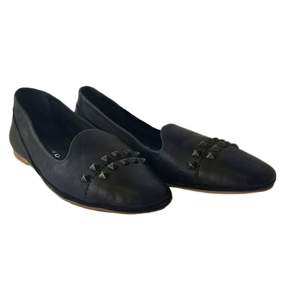 LIEBESKIND Women's Leather Balerina Flats, Black, 8.5