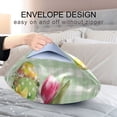 thumbnail image 4 of Satin Pillowcase Home Luxury Envelope Pillowcases Soft And Smooth Bunny with Tulips & Abstract Colorful Eggs, 4 of 6