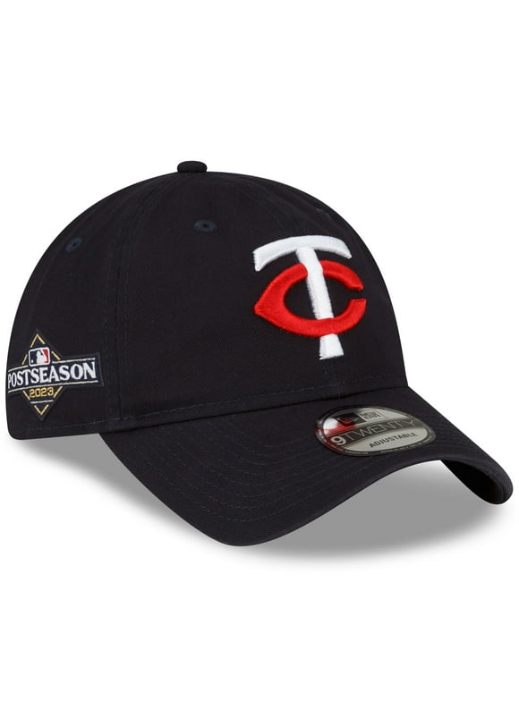 Men's New Era  Navy Minnesota Twins 2023 Postseason Side Patch 9TWENTY Adjustable Hat