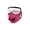 D003- Hot Pink, variant on Workout Cycling Face Mask, Exercise Mask, Full Face Respirator Mask, Face Mask with Visor, Rose Magenta 1Pc with Detachable Eye, Anti-Fog Design, Replaceable Filters, 14X6X5 Inch