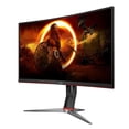 thumbnail image 2 of Restored AOC - G2 Series C24G2 Monitor 24" LED Curved FHD FreeSync Premium Monitor (DisplayPort, HDMI, VGA) - Black/Red (Refurbished), 2 of 5