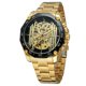 thumbnail image 2 of FORSINING Reloj automático masculino de moda Reloj de pulsera redondo con correa de acero inoxidable (esfera negra), 2 of 3