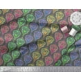 thumbnail image 2 of Soimoi Rayon Crepe Fabric Floral & Damask Ethnic Print Fabric by Yard 46 Inch Wide, 2 of 3