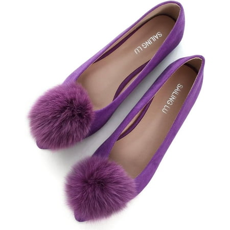

Pfhytec LU Womens Traveltime Mules Suede Slip on Clogs Summer Flat Slides