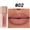 02#, variant on Quick-drying Lip Glaze, 8 Colors, Non-transfer, Long-lasting, Matte Mud Lipstick, Matte Lip Glaze