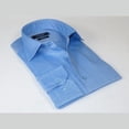 thumbnail image 5 of Mens 100% Cotton Shirt From Turkey Manschett by Quesste Slim Fit 4029-08 Blue, 5 of 6