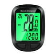thumbnail image 4 of GLFILL Waterproof Bicycle Wireless Speedometer Bike LCD Computer Speed Odometer English White, 4 of 9