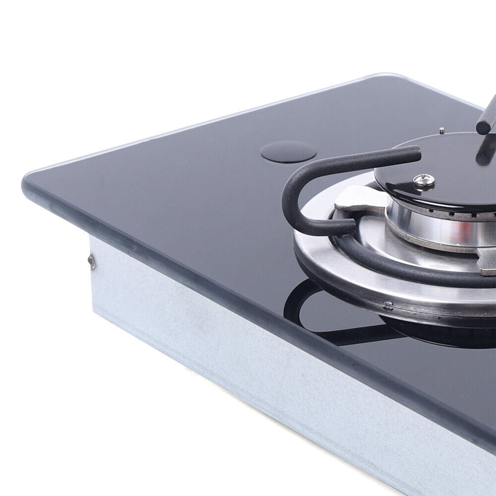 1 Burner Gas Cooktop Boat Caravan RV Camper LPG Gas Stove Hob W/Tempered Glass