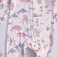 thumbnail image 4 of CAUYDY 0-3M 6-9M 12-18M Baby Boys Bodysuit Infant Long Sleeved Romper for Girls Preemie Fall Winter Sleepers Newborn Pajamas Sizes 6-9 Months,Light Gray, 4 of 4