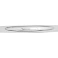 thumbnail image 3 of Platinum 2mm Half-Round Wedding Band (Size 4) Made In United States phr020-4, 3 of 5