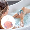 thumbnail image 2 of Unique Bargains 1pc Heart Shaped Bath Shower Loofah Sponge Pink, 2 of 6