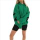 thumbnail image 3 of Sudaderas con Capucha de Moda para Mujer, Sudaderas Holgadas de Gran Tamaño, Camisetas de Larga, Corte Holgado. Verde M, 3 of 8