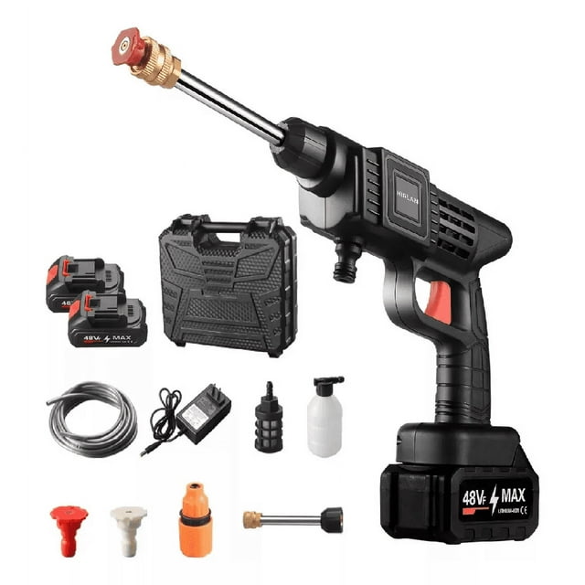 Hidrolavadora Electrica BLOOSOM Pistola Para Lavado Autos Portatil negro