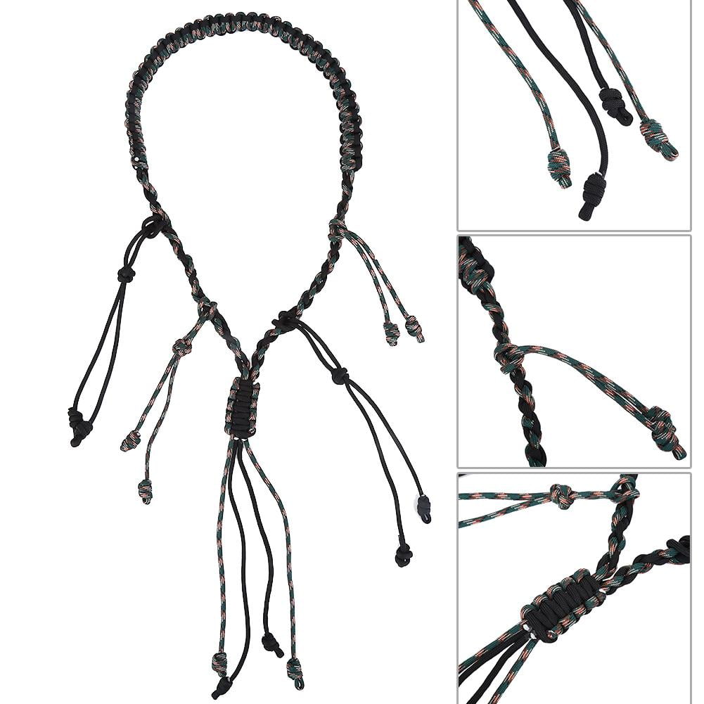 LYUMO 3Colors Portable Nylon Duck Goose Call Lanyard Braid Paracord for