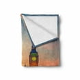 thumbnail image 2 of London Soft Flannel Fleece Blanket, Fairy View of Big Ben and Houses of Parliament at Dusk in London British Urban Town, Cozy Plush for Indoor and Outdoor Use, 70" x 90", Multicolor, by Ambesonne, 2 of 6