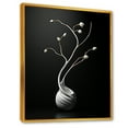 thumbnail image 2 of Designart "Quiet Grace I" Animals Snake Floater Framed Wall Decor, 2 of 5