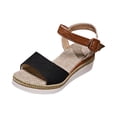 thumbnail image 3 of Willtoo Wedges for Women Summer Dressy Slip On Orthopedic Sandals with Arch Support Open Toe Ankle Strap Beach Boho Sandals, 3 of 6