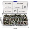 thumbnail image 2 of 230 Pieces Zinc Alloy Hexagonal Threaded Insert, Nuts Threaded Inserts Insert, Nuts External Thread M4 M5 M6 M8 for Nut Tool Kit, 2 of 5