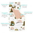 thumbnail image 2 of JumpOff Jo Standard Toddler Nap Mat Sleeping Bag for Preschool, 53 x 21 in - Rainbow Bears, 2 of 6