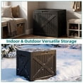 thumbnail image 6 of MINDYES 35 Gallon Deck Box, Outdoor Storage Boxes for Patio Cushions, Pool Toys & Garden Tools, Black, 6 of 8