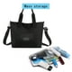 thumbnail image 4 of Bolso bandolera impermeable de gran capacidad | Bolsa de viaje y gimnasio de nailon de 15-20 L para hombres, mujeres y estudiantes | Bolso de hombro compatible con portátiles para el trabajo, la, 4 of 7