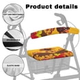 thumbnail image 5 of HELLHERO Turkeys Rollator Walker Seat Back Covers Machine Washable Walker Covers Non-Slip Fit Soft for Parks, 5 of 7