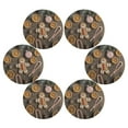 thumbnail image 6 of WOBOGO Gingerbread Man and Candy Round Placemats Set of 1 Heat Resistant Washable Kitchen Table Decorations 15.4in, 6 of 7