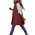 thumbnail image 2 of Vedolay Womens Tops Casual Women's Business Casual Jacket with Lined Double Suit Jacket,Red L, 2 of 5