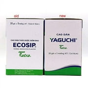 30 Packs x 5 Patches Ecosip (Yaguchi) Herbal Patch Sheng Chun Cao dan Thao duoc Giam Dau Tatra