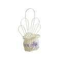 thumbnail image 2 of Darzheoy Scalloped Wall Basket, Plastic Vine-Inspired Woven Wall Mounted Vase, No Drilling Required Flower Basket Hanging Pot, Suitable for Living Room, Garden, Patio, Home, Wall Decor, 2 of 9