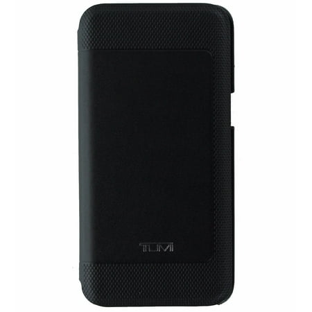 Tumi Leather Wallet Folio Case Cover for Samsung Galaxy S6 Edge+ Plus - Black