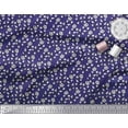 thumbnail image 3 of Soimoi Poly Georgette Fabric Leaves & Floral Block Print Fabric by The Yard 52 Inch Wide, 3 of 4