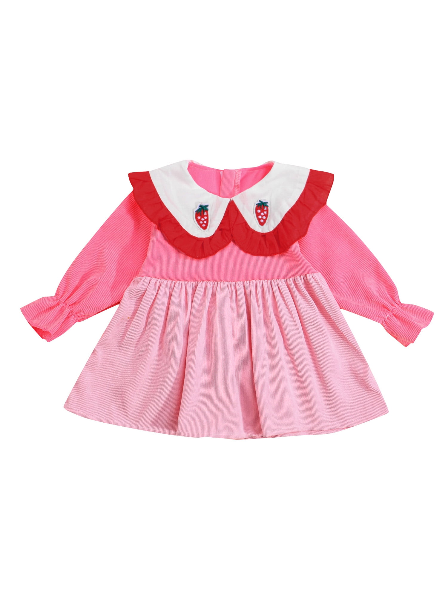 Huakaishijie Toddler Baby Kids Girls Long Sleeve Dresses A Line Tulle Dress Walmart Com