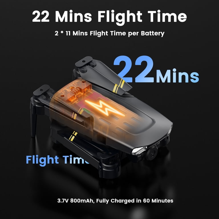 Wefone WF11 1080P FPV Foldable Drone with Camera, Ages 8+ photo 3