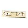 thumbnail image 3 of Molde de troquel de corte de cuero Regalo de bricolaje Plantilla de perforación resistente al desgaste Portátil Durable de madera para la fabricación Soledad molde de corte, 3 of 8