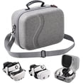 thumbnail image 1 of Grand Étui de Transport pour Meta Quest 3S / Quest 3, Étui Rigide de Voyage Compatible avec la Sangle de Tête à Pile au Design BOBOVR S3 Pro/KIWI, Manette Quest et Accessoire, Sac de Voyage Portable, Gris, 1 of 6