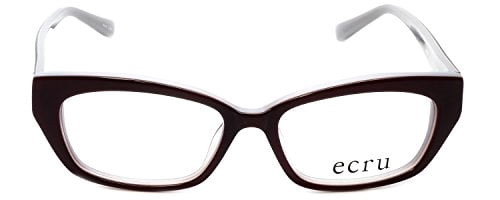 Ecru Designer Reading Glasses Bowie in Purple +0.25